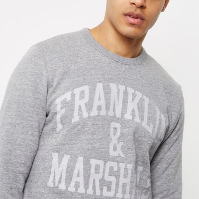 Dark grey Franklin & Marshall sweatshirt